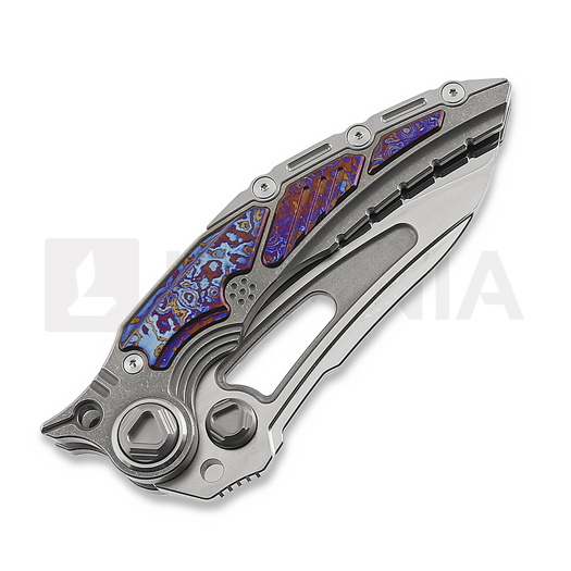 Coltello pieghevole Maxace Titanis Timascus, mirror finish