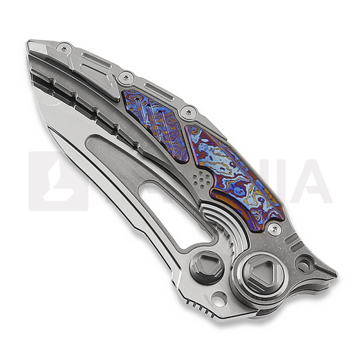 Coltello pieghevole Maxace Titanis Timascus, mirror finish