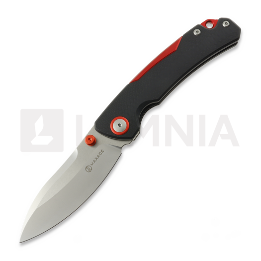 Saliekams nazis Maxace Toucan, Black G-10 & Red Aluminum