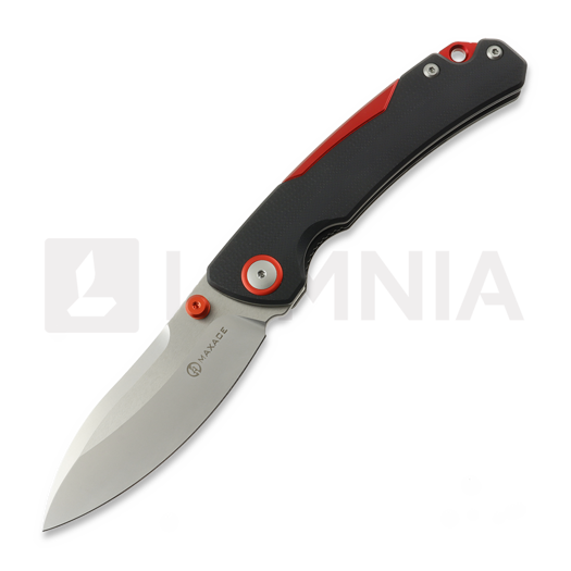 Saliekams nazis Maxace Toucan, Black G-10 & Red Aluminum