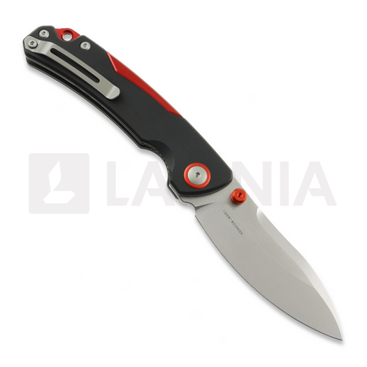 Saliekams nazis Maxace Toucan, Black G-10 & Red Aluminum