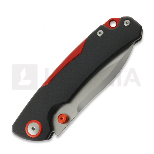 Saliekams nazis Maxace Toucan, Black G-10 & Red Aluminum