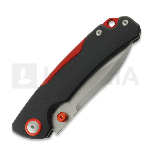 Saliekams nazis Maxace Toucan, Black G-10 & Red Aluminum