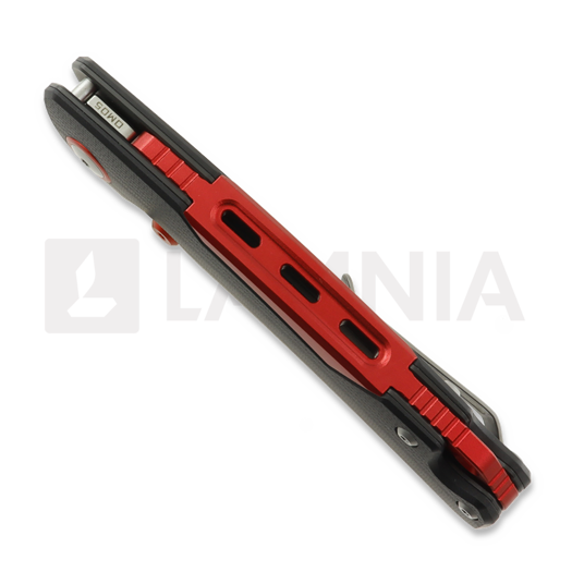 Saliekams nazis Maxace Toucan, Black G-10 & Red Aluminum