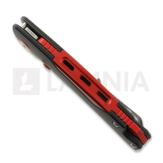 Saliekams nazis Maxace Toucan, Black G-10 & Red Aluminum