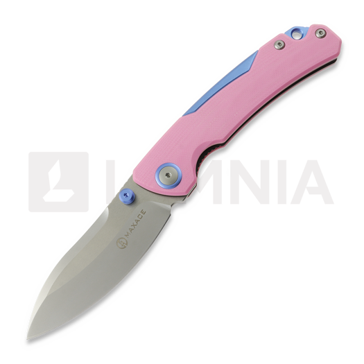 Saliekams nazis Maxace Toucan, Pink G-10 & Blue Aluminum