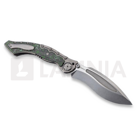 Maxace Vortex Green Quartz Carbon Fiber kääntöveitsi