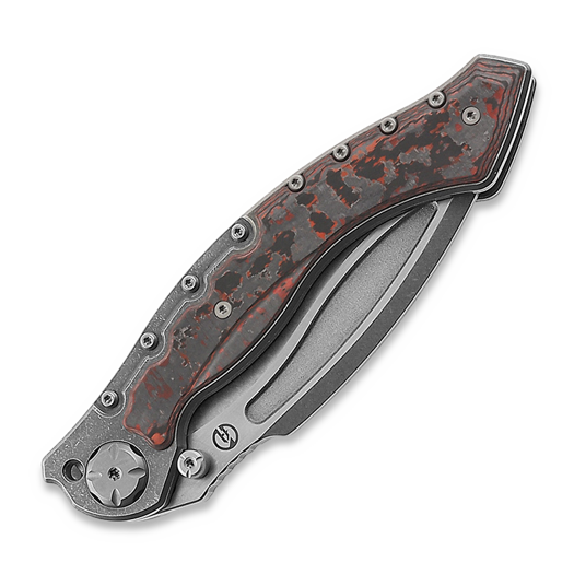 Maxace Vortex Red Quartz Carbon Fiber kääntöveitsi