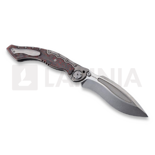 Maxace Vortex Red Quartz Carbon Fiber sulankstomas peilis