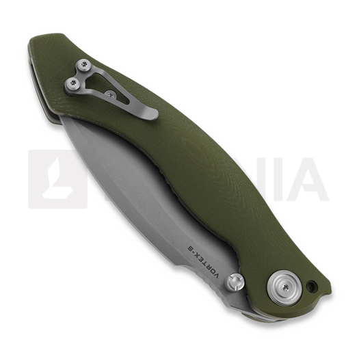 Maxace Vortex-S sulankstomas peilis, žalia