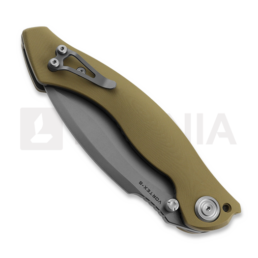 Maxace Vortex-S kääntöveitsi, keltainen