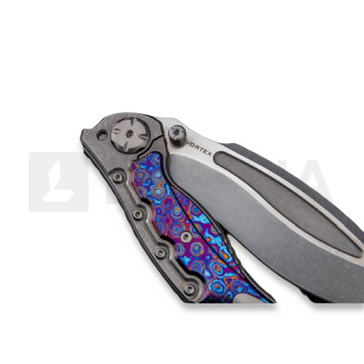 Maxace Vortex Timascus sulankstomas peilis