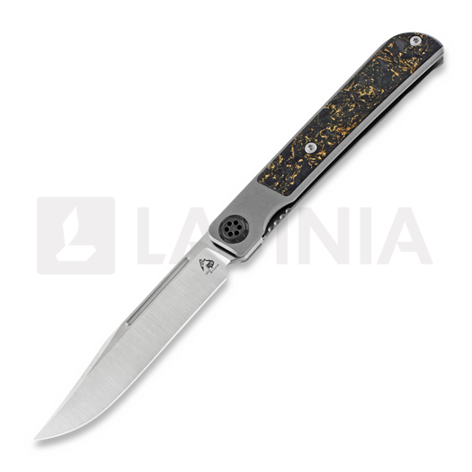 Maxace Zircon Copper Marble CF inlay 접이식 나이프