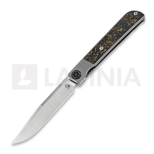 Maxace Zircon Copper Marble CF inlay összecsukható kés