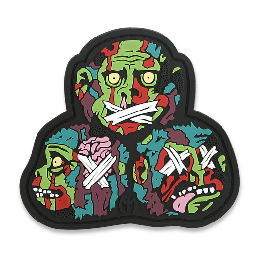 Maxpedition 3 WISE MONKEYS (FULL COLOR) morale patch MONOC