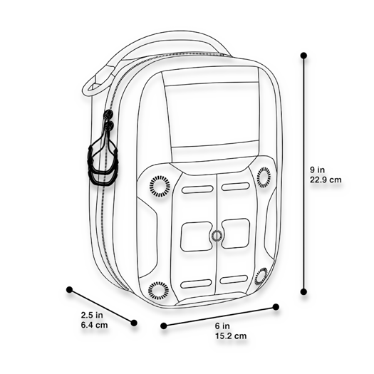 Maxpedition AGR FRP First Response Pouch, musta FRPBLK