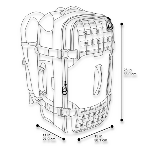 Torba Maxpedition AGR Ironstorm Adventure Travel Bag RSM