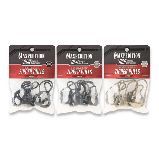 Maxpedition AGR PZL Positive Grip Zipper Pulls Small PZS