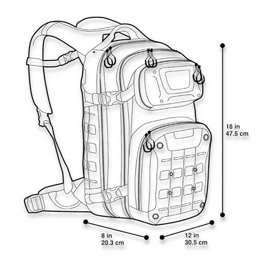 Maxpedition AGR Riftcore Backpack rygs&aelig;k RFC