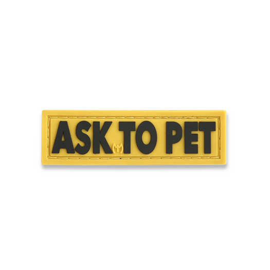 Maxpedition ASK TO PET (FULL COLOR) טלאי מורל ATPTC