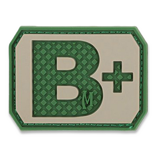 Maxpedition B+ Blood type Aufnäher, arid BTBPA