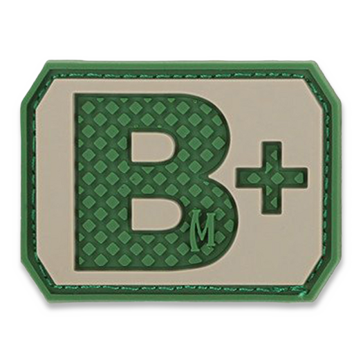Maxpedition B+ Blood type morale patch, arid BTBPA