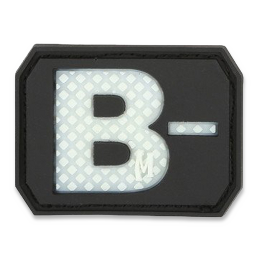 Maxpedition B- Blood type patch, glow BTBNZ