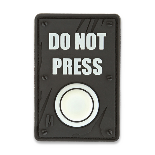 Etiķete Maxpedition Do Not Press glow DONPZ