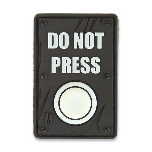 Патч на липучці Maxpedition Do Not Press glow DONPZ