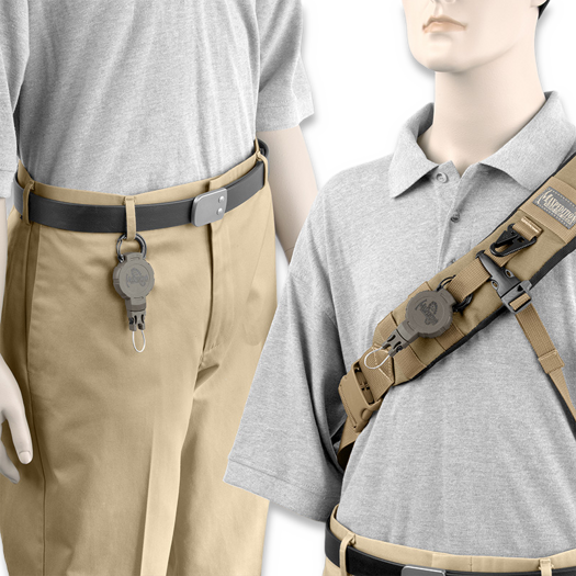 Maxpedition Gear Retractor, medium, snap ring RM1