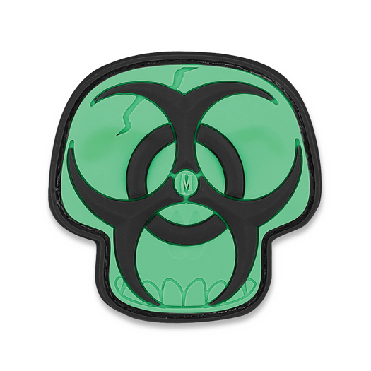Maxpedition Glow Biohazard Skull felvarró BZSKZ
