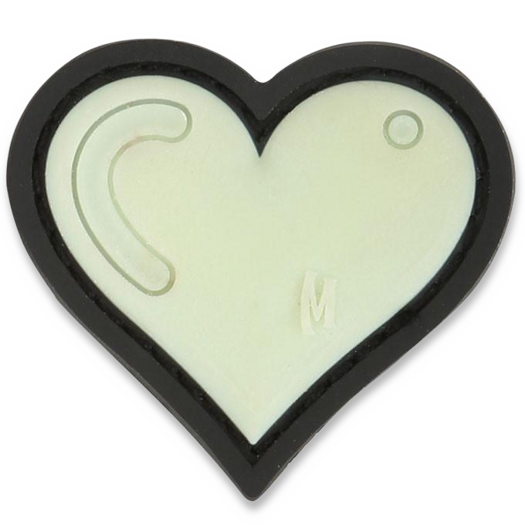 Maxpedition Heart Aufnäher, glow HARTZ