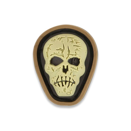 ป้ายติดเสื้อ Maxpedition Hi Relief Skull Micropatch 0.7" x 0.88" MCHS
