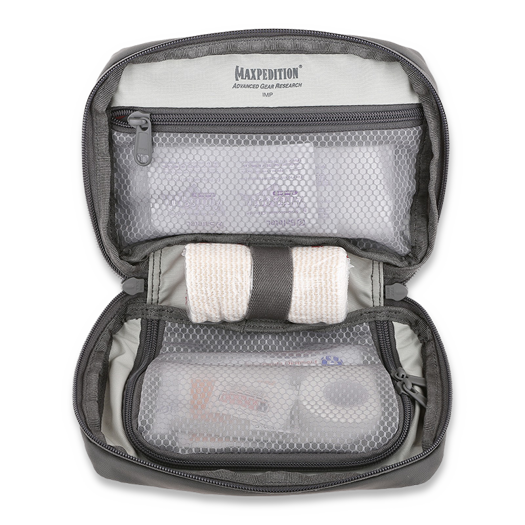 Organizador de bolsillo Maxpedition IMP Individual Medical Pouch, gris IMPGRY