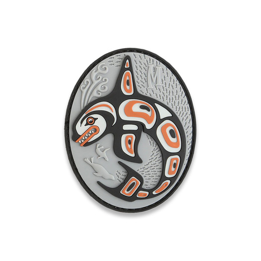 Maxpedition Killer Whale 2.4" x 3" טלאי מורל, full color KLRWH