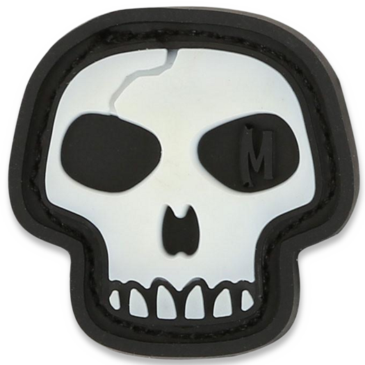 Maxpedition Mini Skull tygmärke, glow MSKLZ