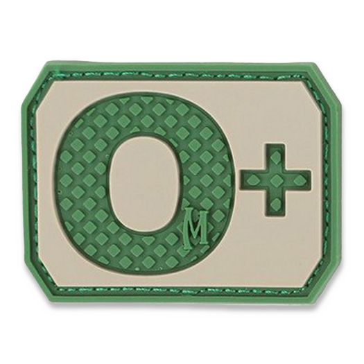 Maxpedition O+ Blood type moralne naljepnice, arid BTOPA