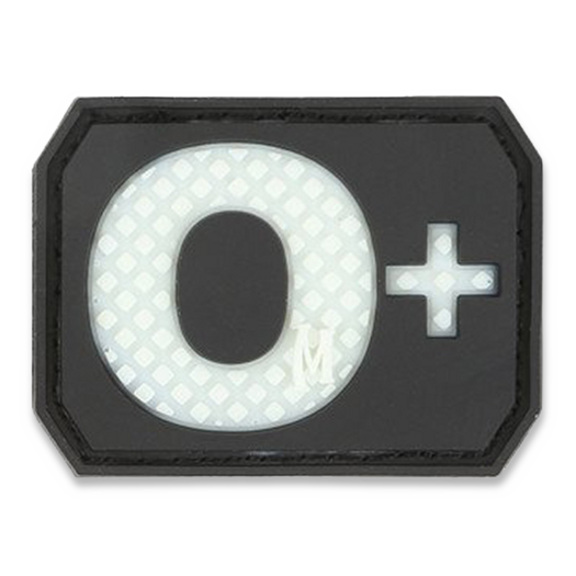 Emblema Maxpedition O+ Blood type, glow BTOPZ