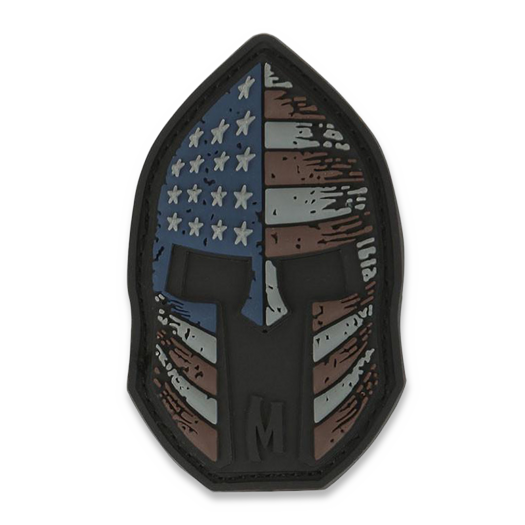 Патч на липучке Maxpedition Stars and Stripes Spartan Helmet PRT