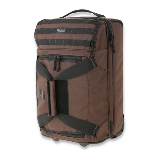 Borsa Maxpedition Tactical Rolling Carry-On Luggage, dark brown 5001BR