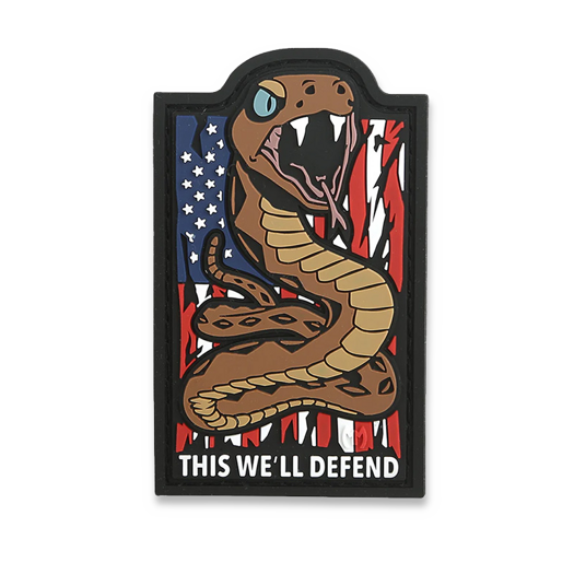 Патч на липучке Maxpedition THIS WE'LL DEFEND (FULL COLOR) DFNDC