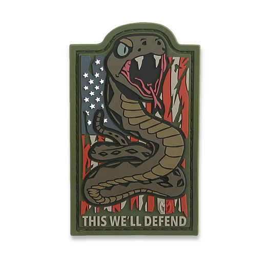 Патч на липучці Maxpedition THIS WE'LL DEFEND (TACTICAL) DFNDS