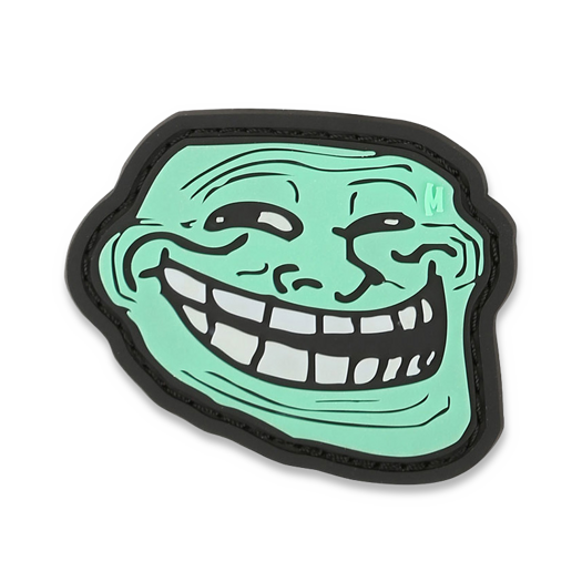 Maxpedition Troll face glow moralne naljepnice TRLFZ