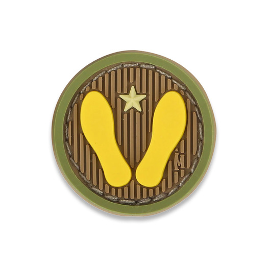 Maxpedition Yellow Footprints 1" x 1" morale patch YWFT