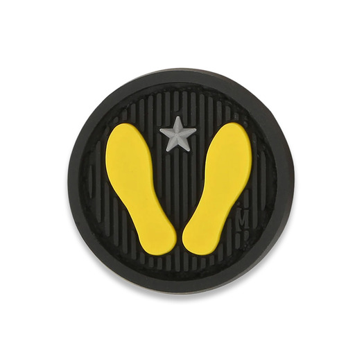Maxpedition Yellow Footprints 1" x 1" morale patch YWFT