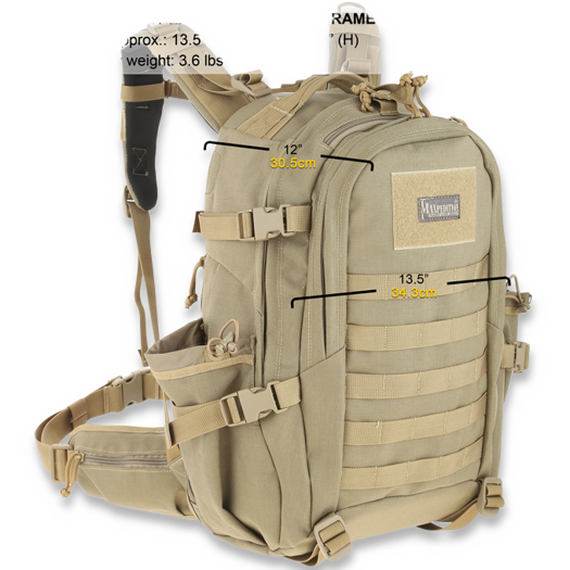 Maxpedition Zafar Internal Frame Backpack, khaki 9857K