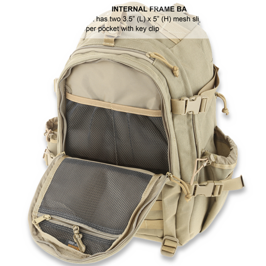 Maxpedition Zafar Internal Frame Backpack, khaki 9857K