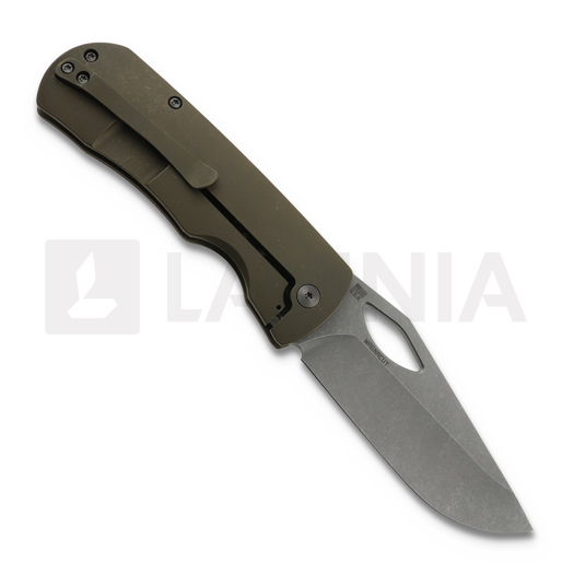 McNees Custom Knives Dixon Atomic Bronze kääntöveitsi