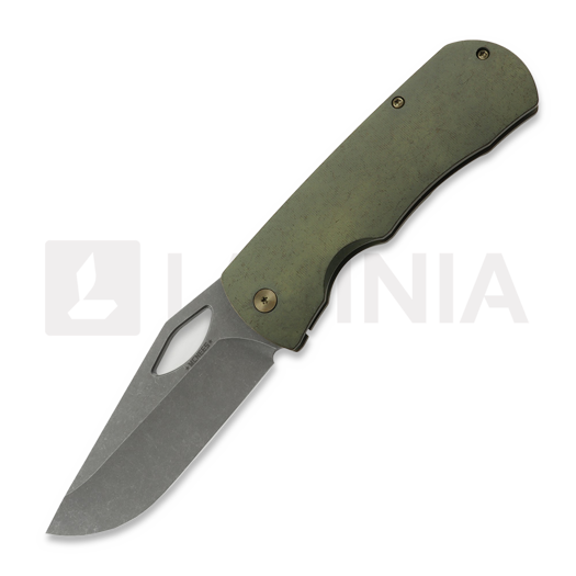 McNees Custom Knives Dixon Atomic Green 折り畳みナイフ