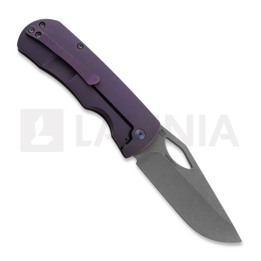 McNees Custom Knives Dixon Atomic Violet kääntöveitsi